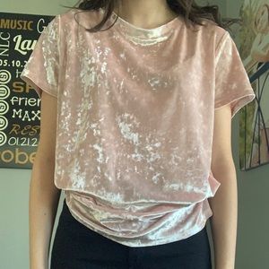 Forever 21 velvet t-shirt